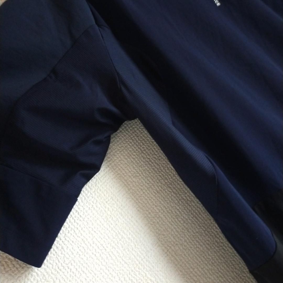 poc ポック　サイクルジャージ　紺×黒　L　トップ