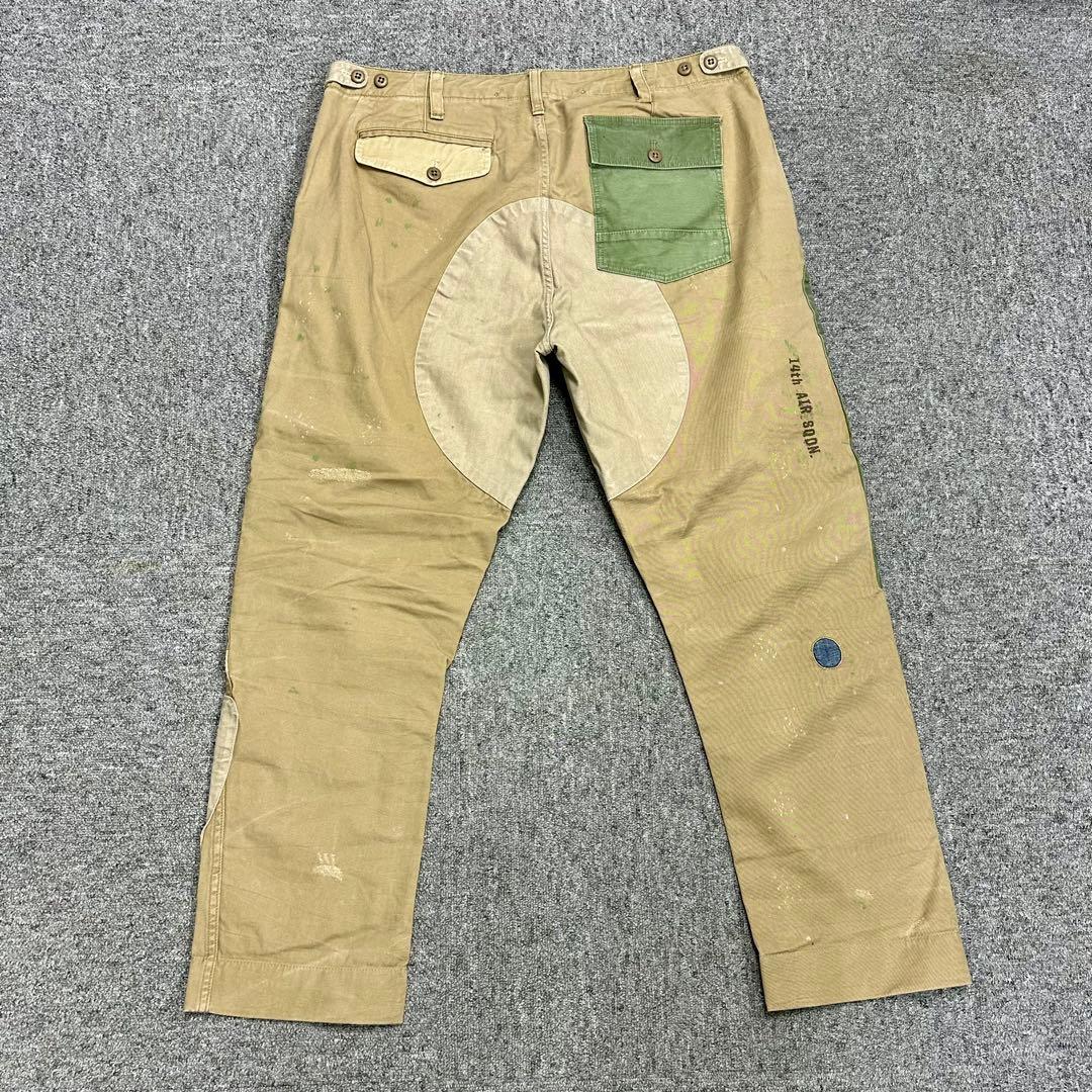 ポロ ラルフローレン リペア加工 チノパンツ W34 POLO
