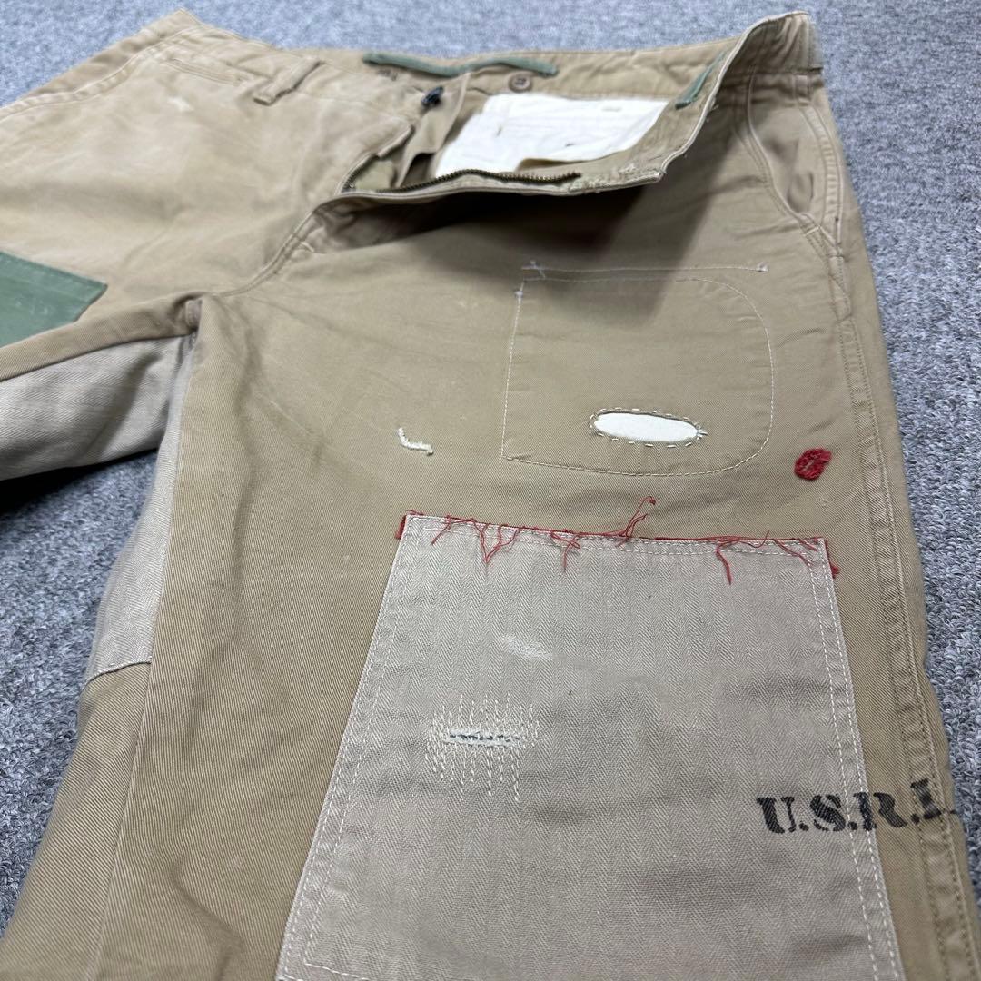 ポロ ラルフローレン リペア加工 チノパンツ W34 POLO