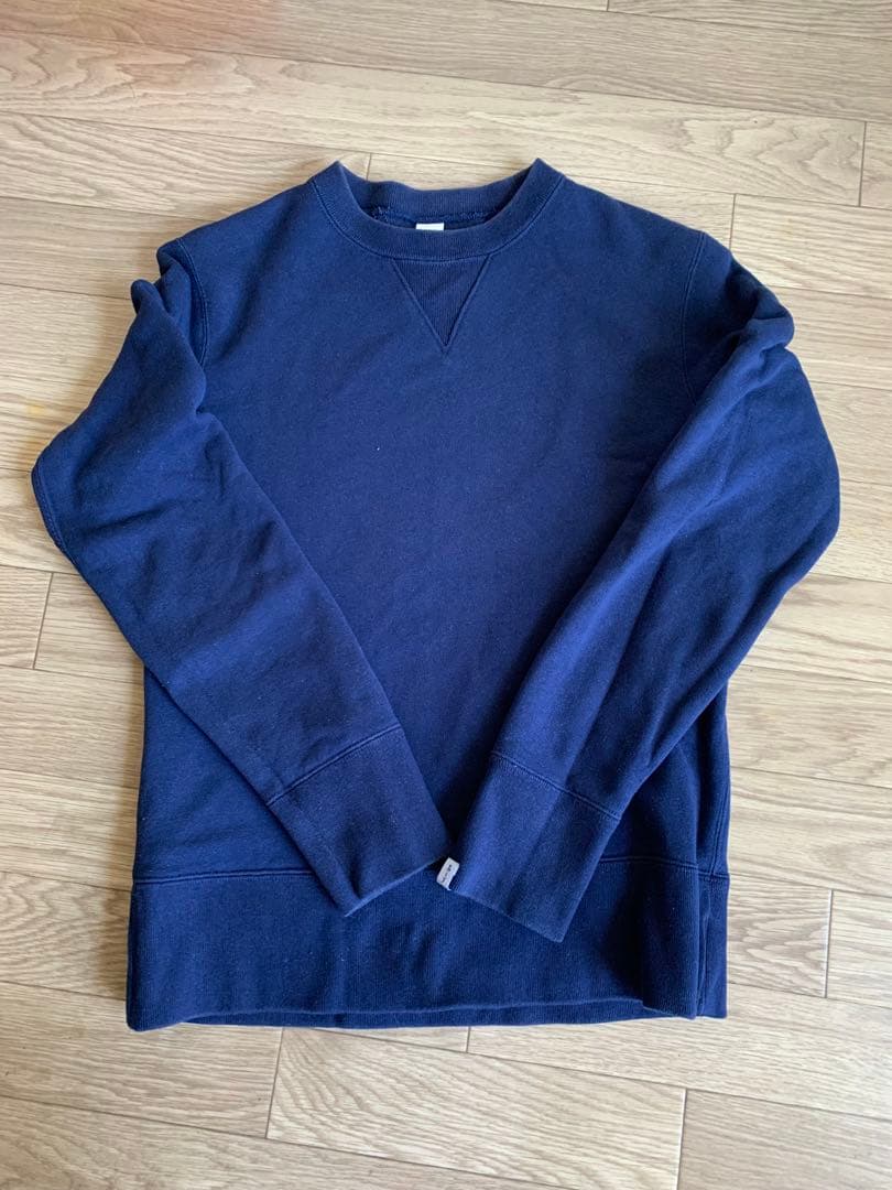 BEAMS PLUS別注『LOOPWHEELERループウィラー』ネイビー M