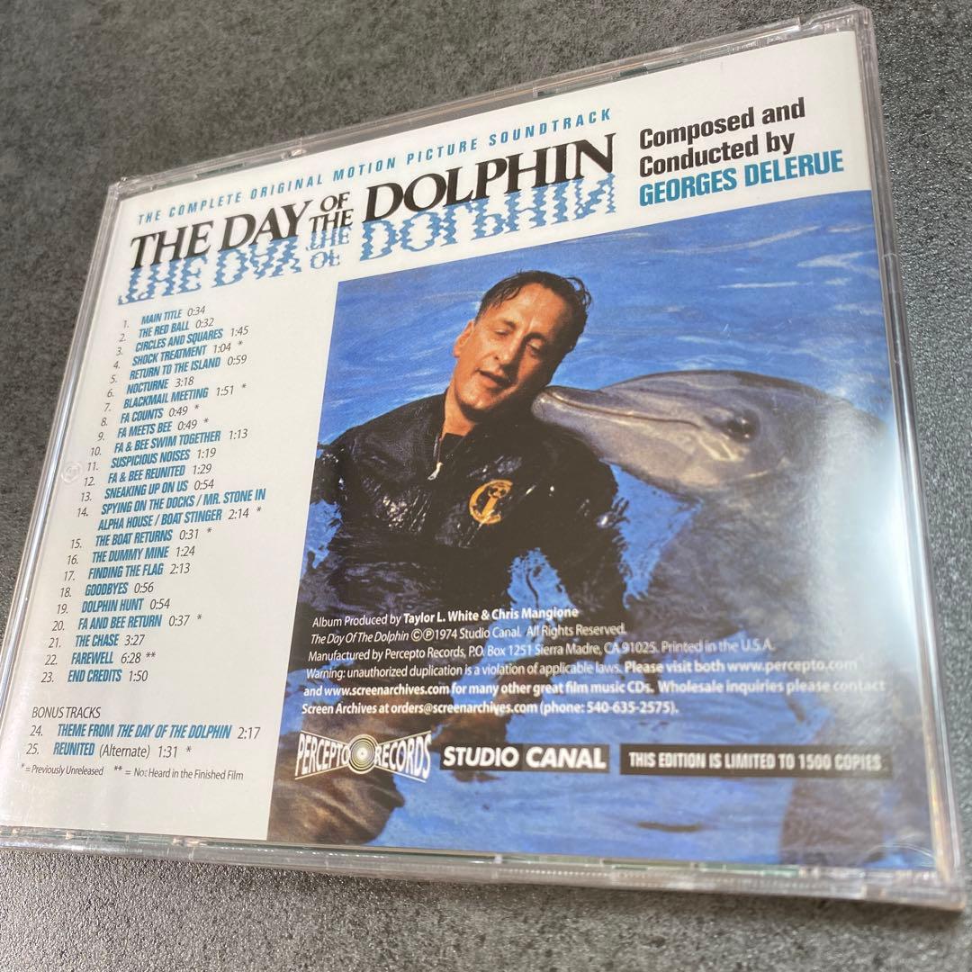 オリジナルサウンドトラックCD「イルカの日」1500枚限定　廃盤