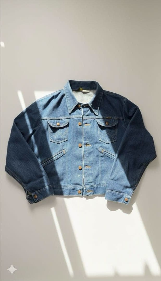 80s WRANGLER 126MJデニムジャケット44三角黒タグUSA製