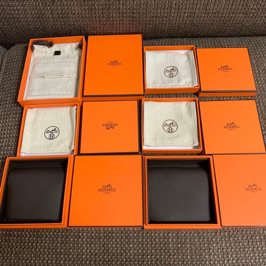 合馬公式アカウント1　エルメス空箱ネックレスなど保存袋6セット