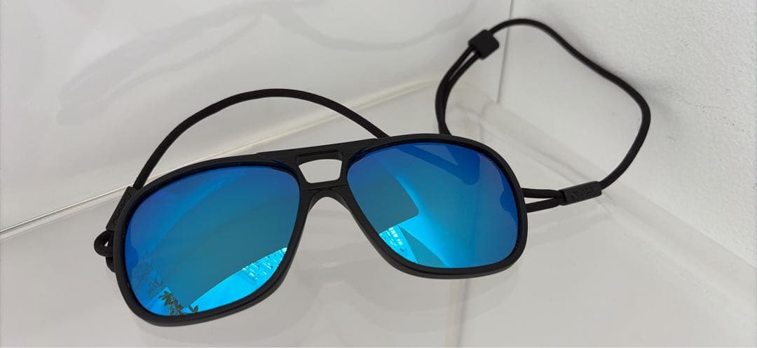 OMBRAZ LEGGERO CHARCOAL×BLUE MIRROR LENS