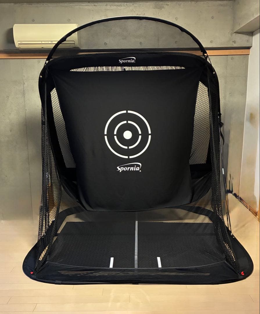 ゴルフネットポップアップ式【屋外室内】特許練習用自動返球Sporniaスポーニア