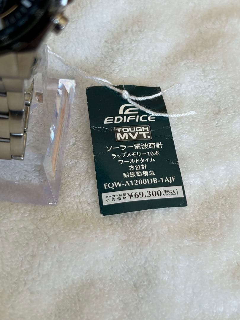 新品 69300円 EQW-A1200DB-1AJF エディフィス カシオ