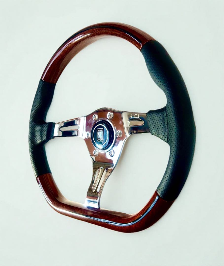 NARDI ナルディステアリング D型 シルバースポーク14インチ 社外