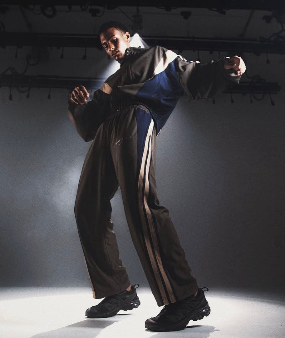 か*う様 2LINE OVERSIZE TRACK JACKET ブラウン セッ