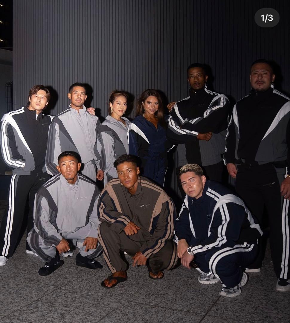 か*う様 2LINE OVERSIZE TRACK JACKET ブラウン セッ