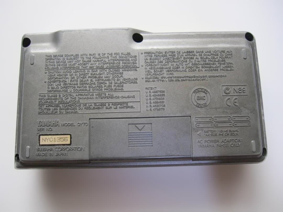 N*o様 YAMAHA QY70 シーケンサー