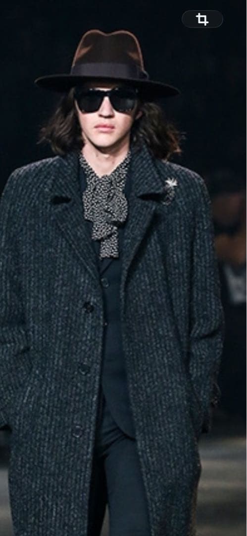 a*l様 サンローランパリ エディ2016AW パイナップルブローチ スワロフス