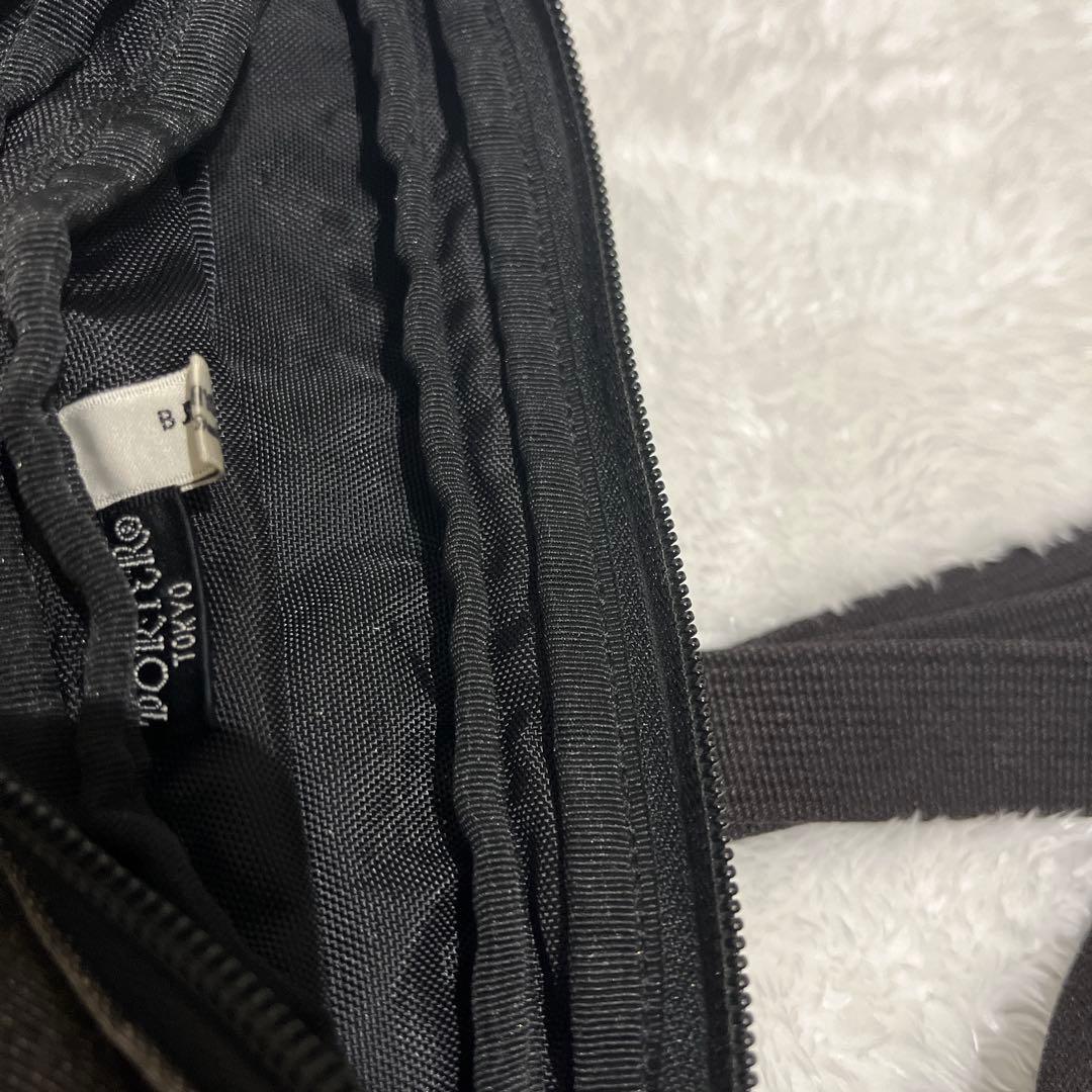 【希少・廃盤】ポーター✖︎ビームス　テヘラン ショルダーバッグ デニム2層　グレー