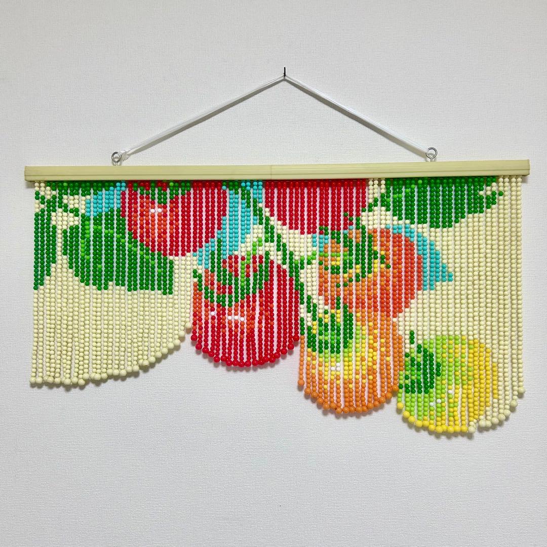 高級手芸 スキルスクリーン 完成品 ミニトマト柄