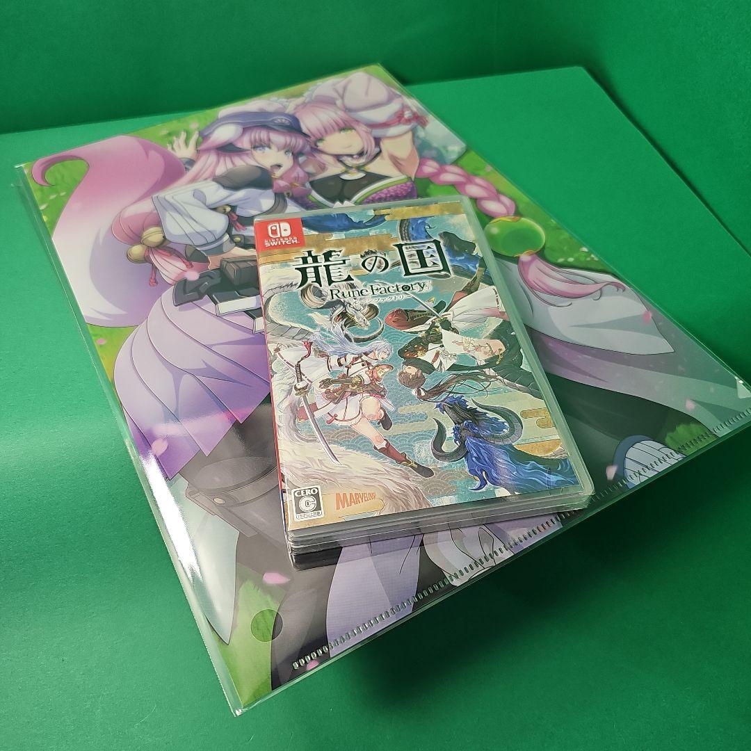 【新品未開封】龍の国 ルーンファクトリー 数量限定特典クリアファイル付き
