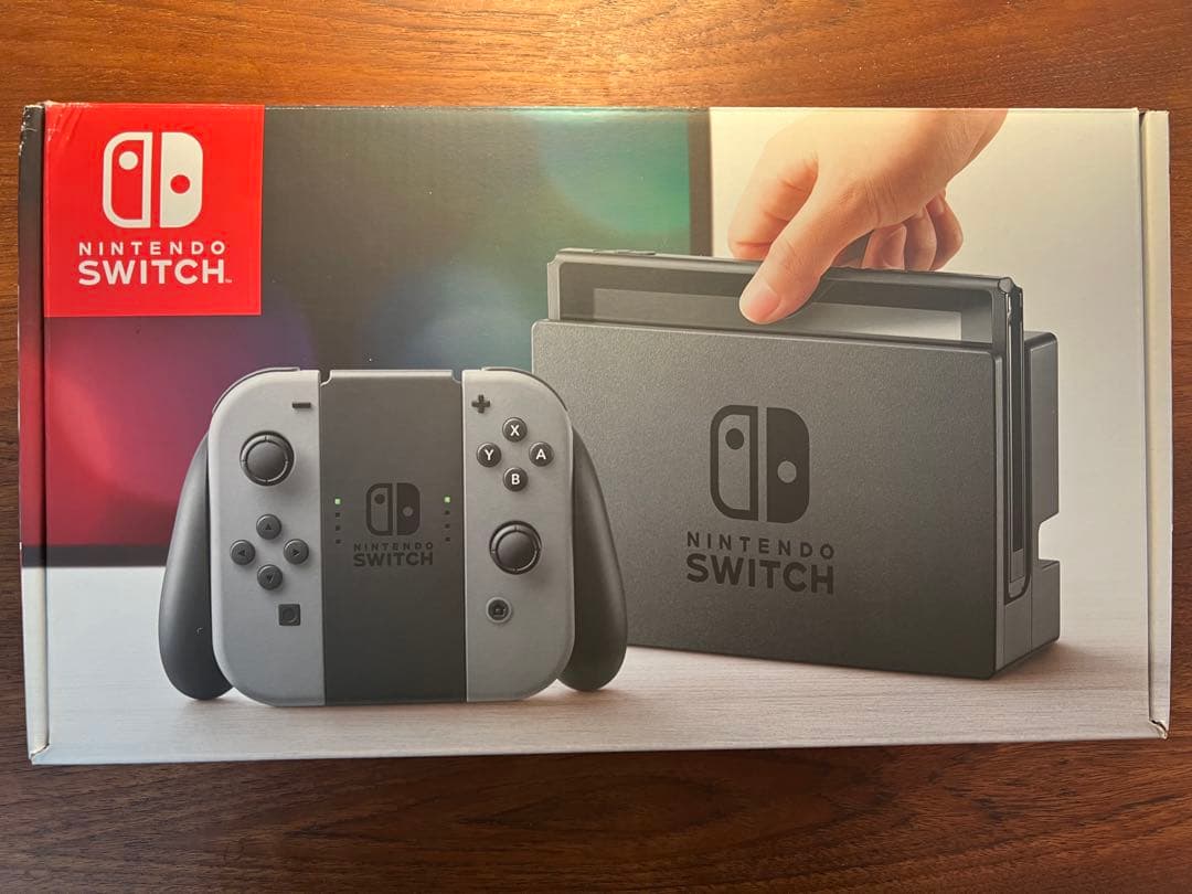 【美品】Nintendo Switch グレー　本体