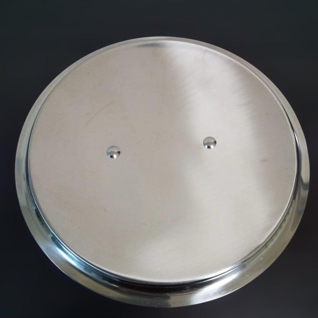 LE CREUSET ル・クルーゼ ステンレス蓋付き両手鍋 6L