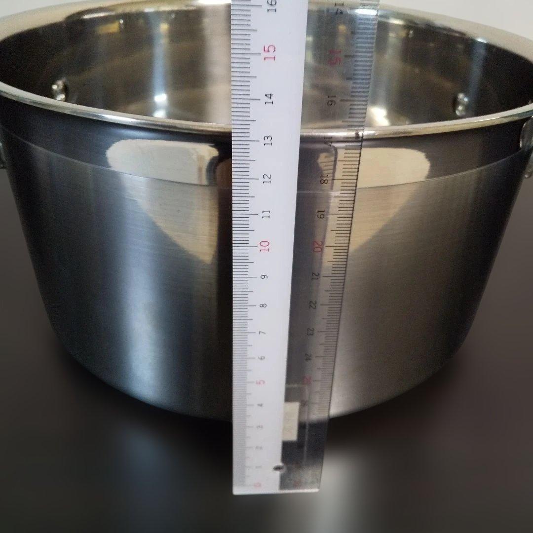 LE CREUSET ル・クルーゼ ステンレス蓋付き両手鍋 6L