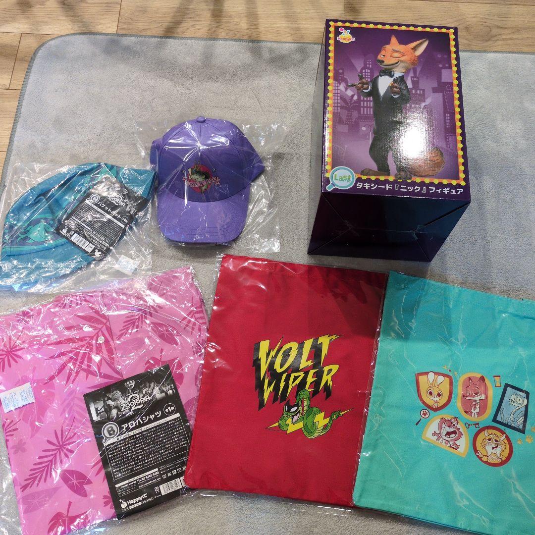 ズートピア ラストワン ニック C賞 バケハ D賞 キャップ B賞 アロハシャツ