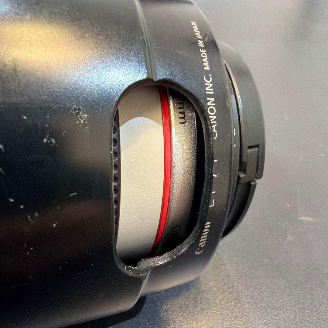 Canon EF70-200mm F4L IS USM フード、三脚座付き