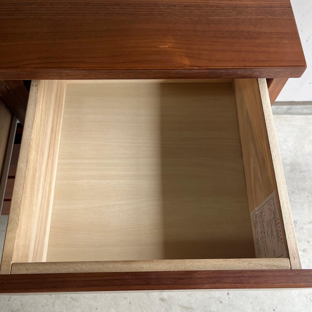 美品・廃盤希少★無印 ４段チェスト・ウォールナット材