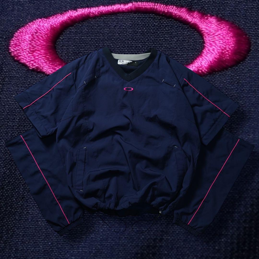 archive OAKLEY プルオーバー ナイロンジャケット センターロゴ