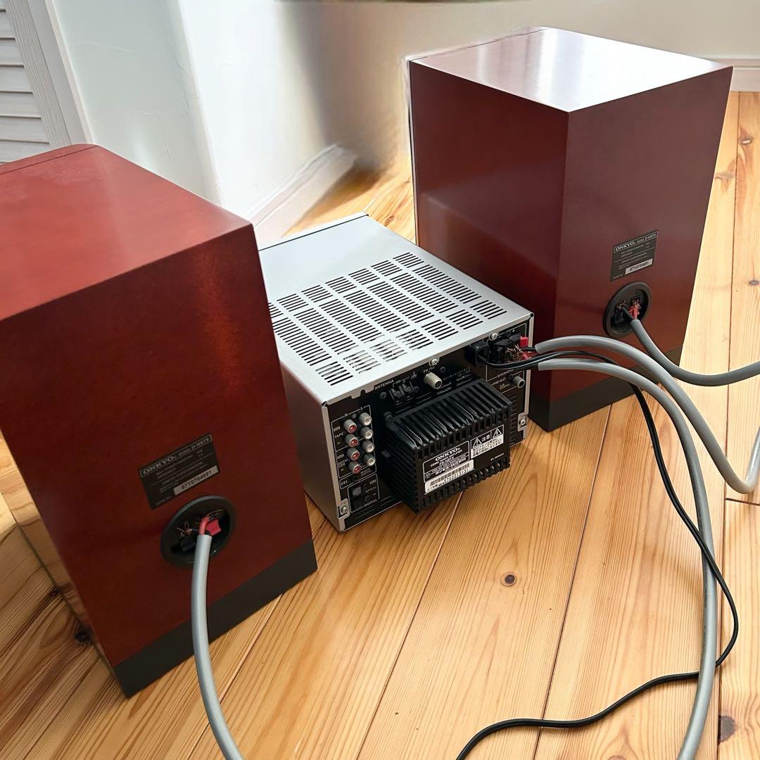 ONKYO CD/MDコンポ FR-N9TX インシュレーター付き D-N9TX