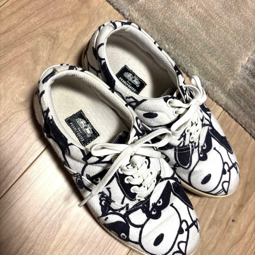 希少品　パーリーゲイツ×スヌーピー　ゴルフシューズ 23cm