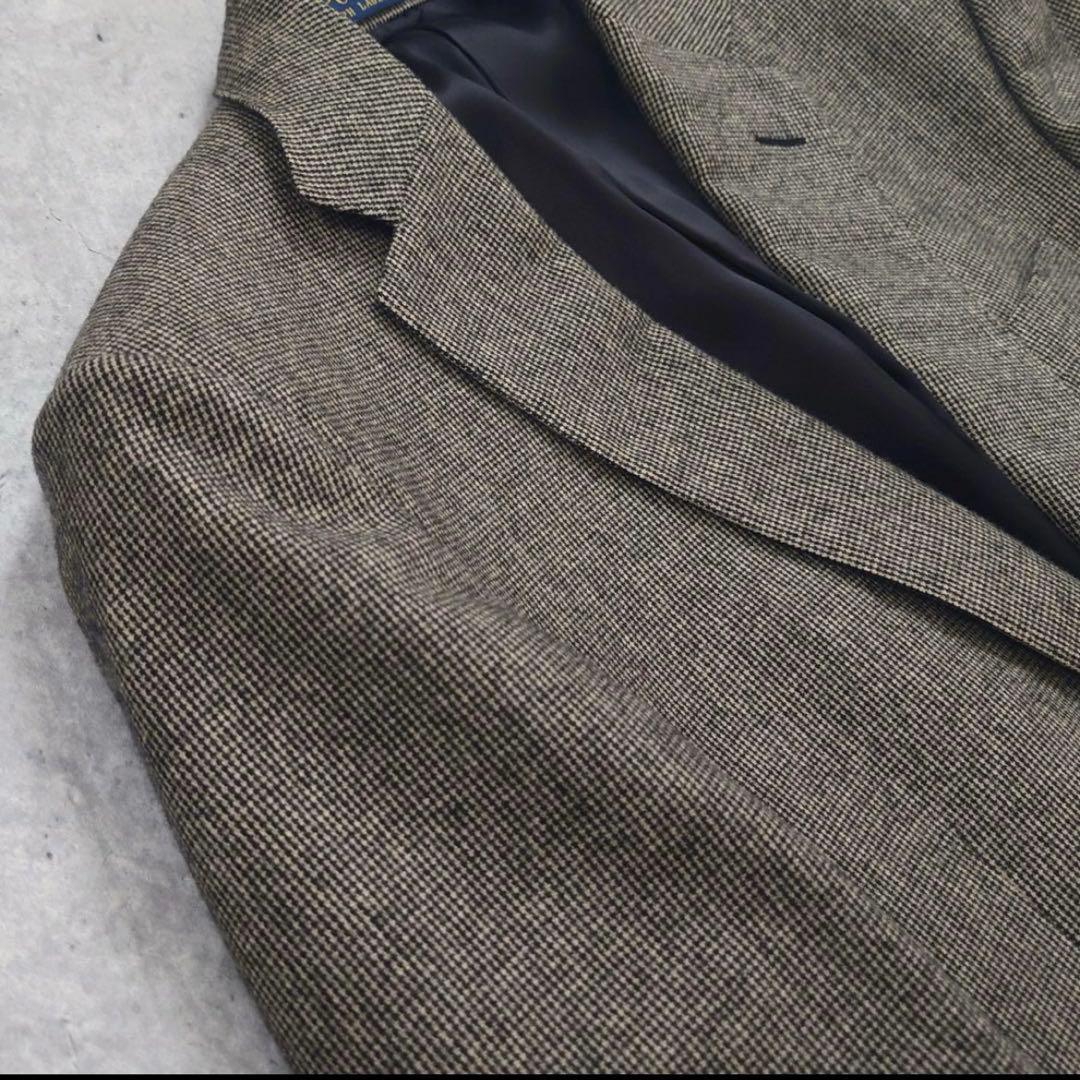 ポロラルフローレン 現行タグ ウールフランネルジャケット 千鳥 イタリア製