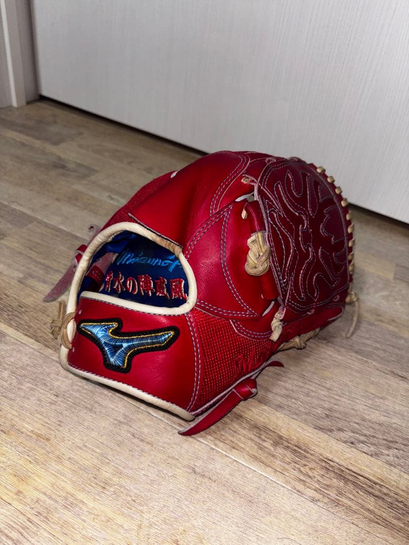 ミズノプロ　オーダー投手用　ダイバーシティブルー　値下げコメント相談