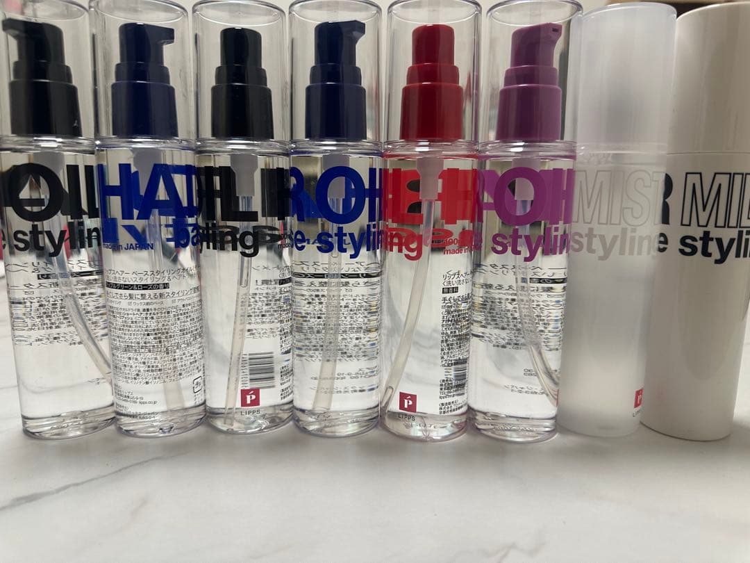 LIPPS ベーススタイリングオイル(ミルク）（ミスト）×8