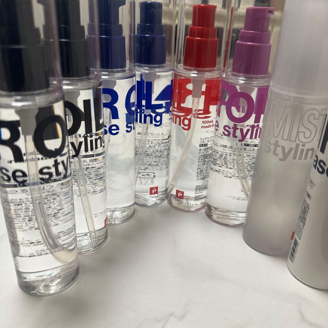 LIPPS ベーススタイリングオイル(ミルク）（ミスト）×8