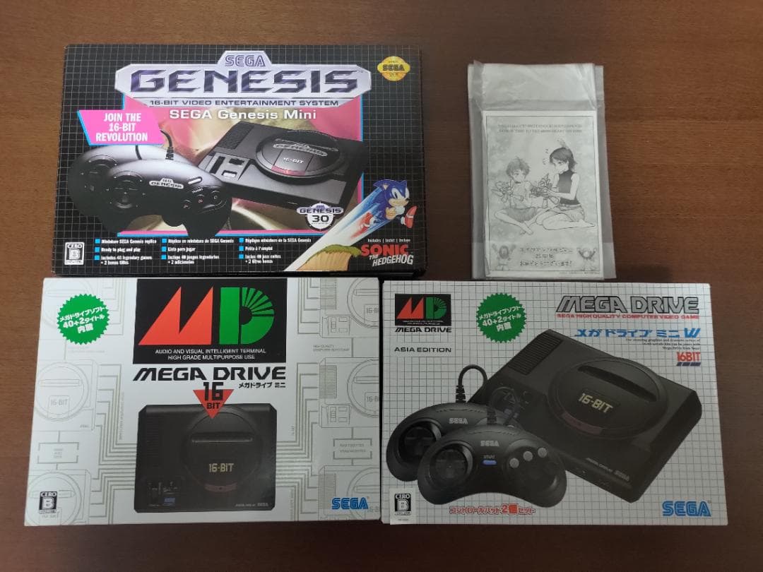 メガドラミニ + メガドラミニ２ + 周辺機器