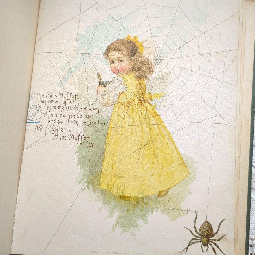 超稀少1891アンティーク絵本 洋書 児童書 ヴィクトリアン モードハンフリー