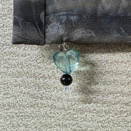 ハンドメイド ステンドグラスキルト タペストリー　ハロウィン ナイト