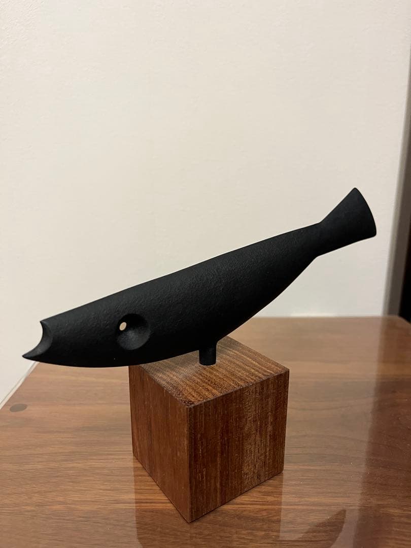 ■釜定 南部鉄器★オーナメント2点セット★魚と鳥★オブジェ★宮伸穂