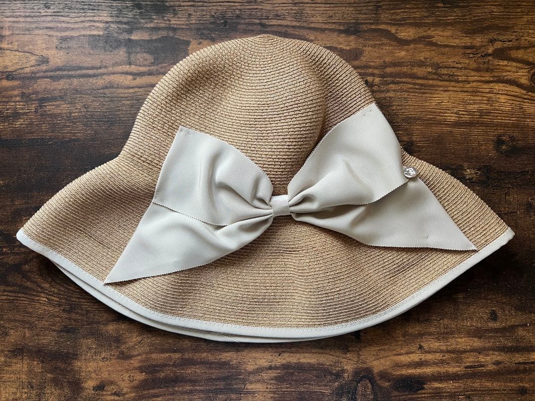 Athena New York アシーナニューヨーク リボン付き麦わら帽子