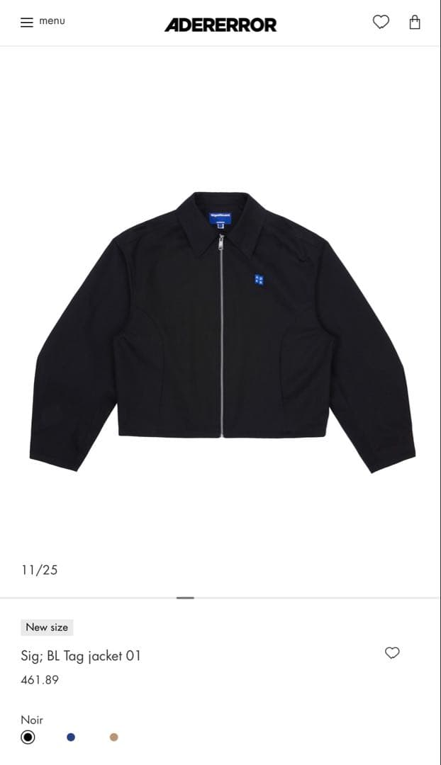 Ader Error Sig; BL Tag jacket 01 ジャケット
