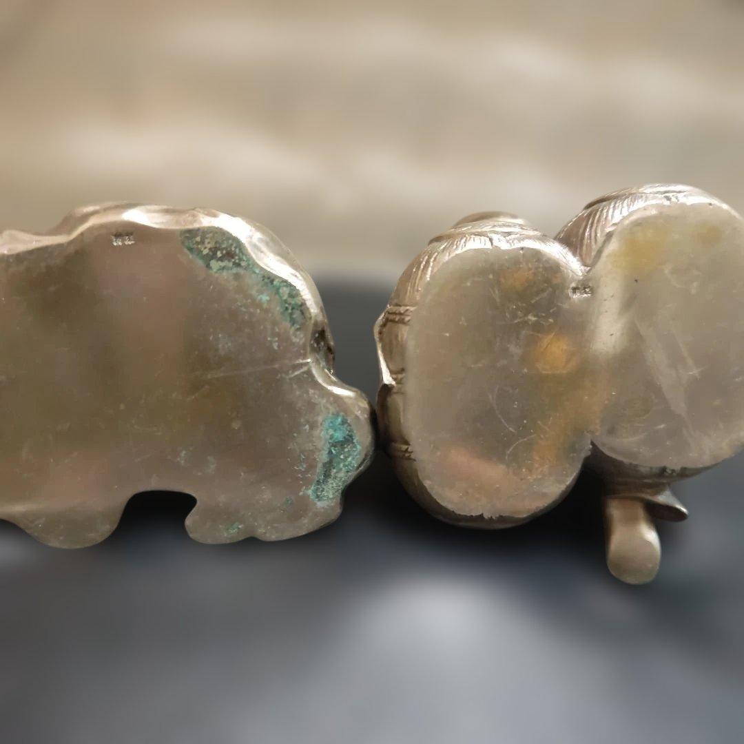 洋銀製 恵比寿大黒天像