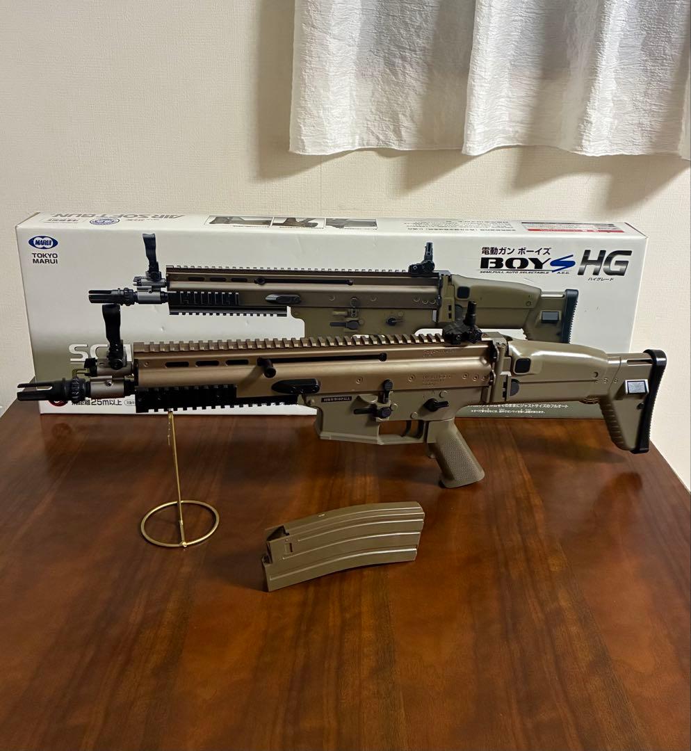 美品　東京マルイ カスタム品　SCAR L 電動ガン　金属ピニオンギア　SBD