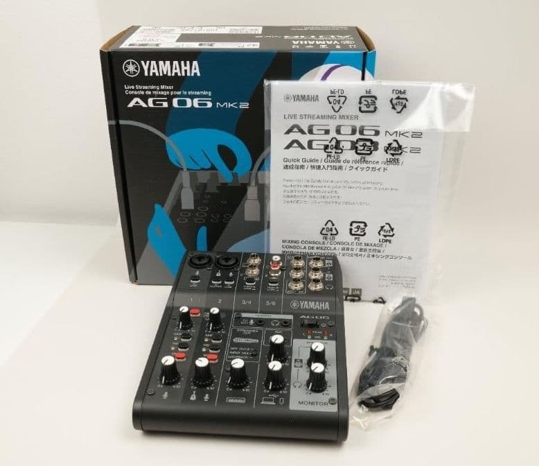 DJ機材 Yamaha AG06 MK2