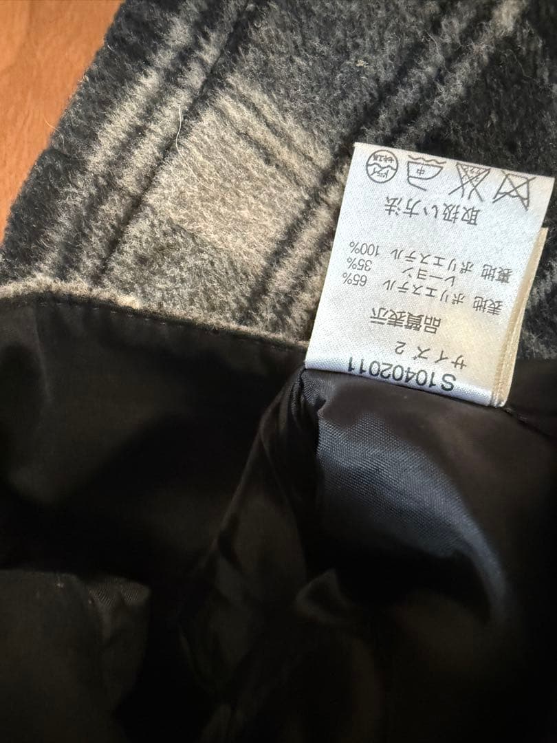 Y2K 平成ギャルEGOIST チェック柄プリーツスカート グレー系