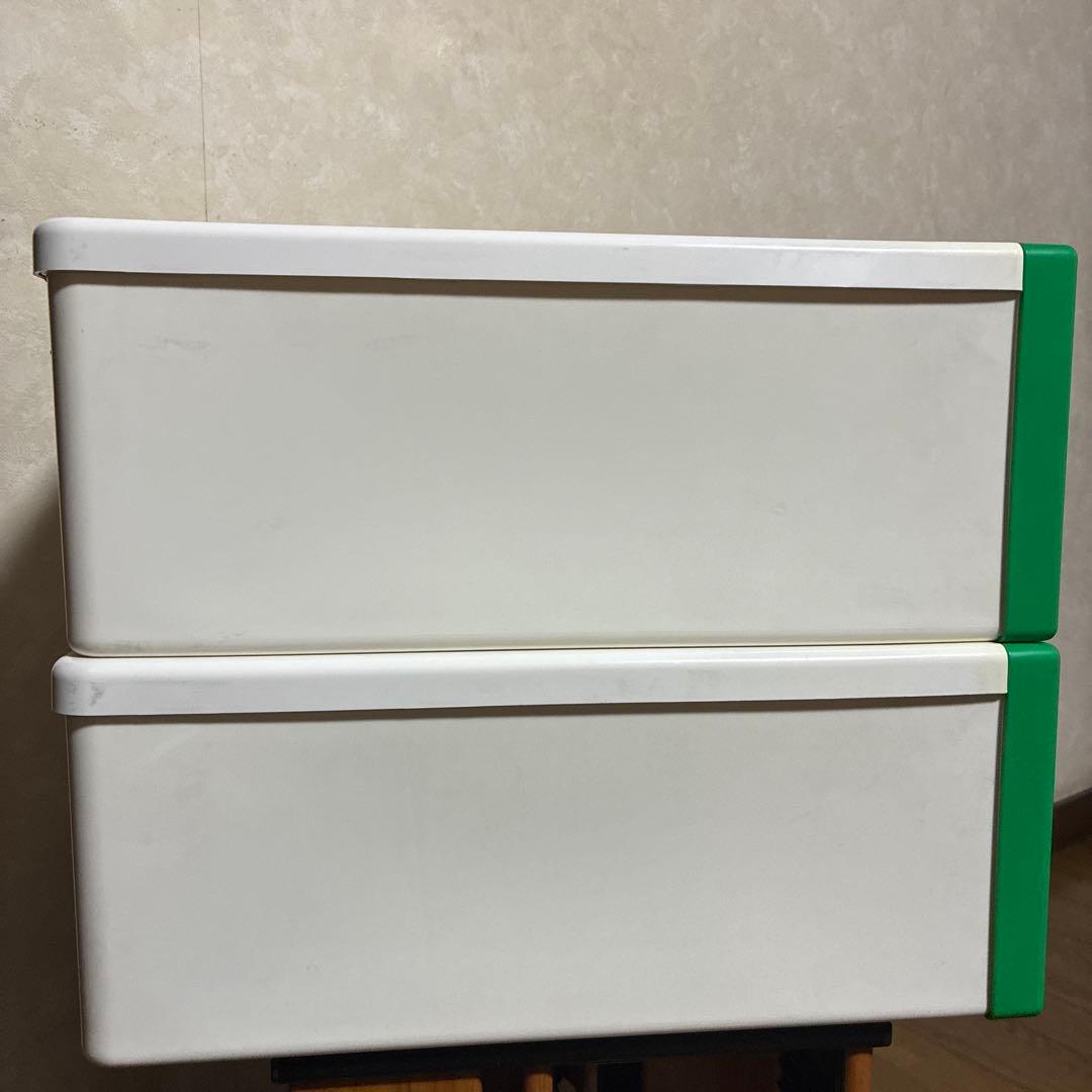 けろけろけろっぴ　収納ケース2個 1991年製　平成レトロ