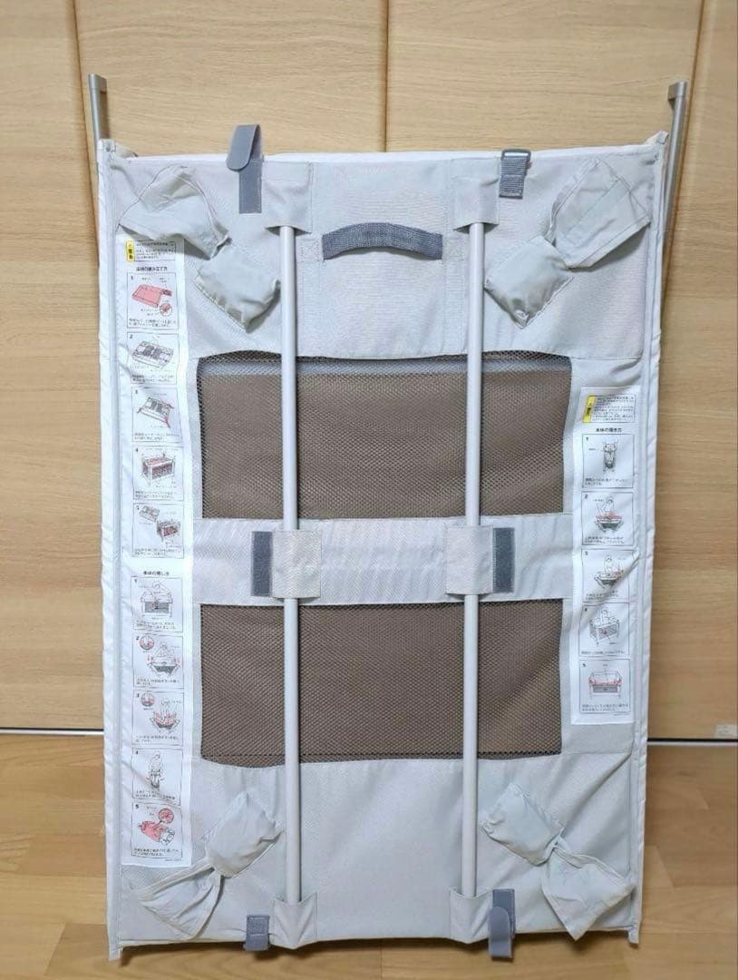 ココネルエアーAB　グレーベアー　ベビーベッド　ベビーサークル