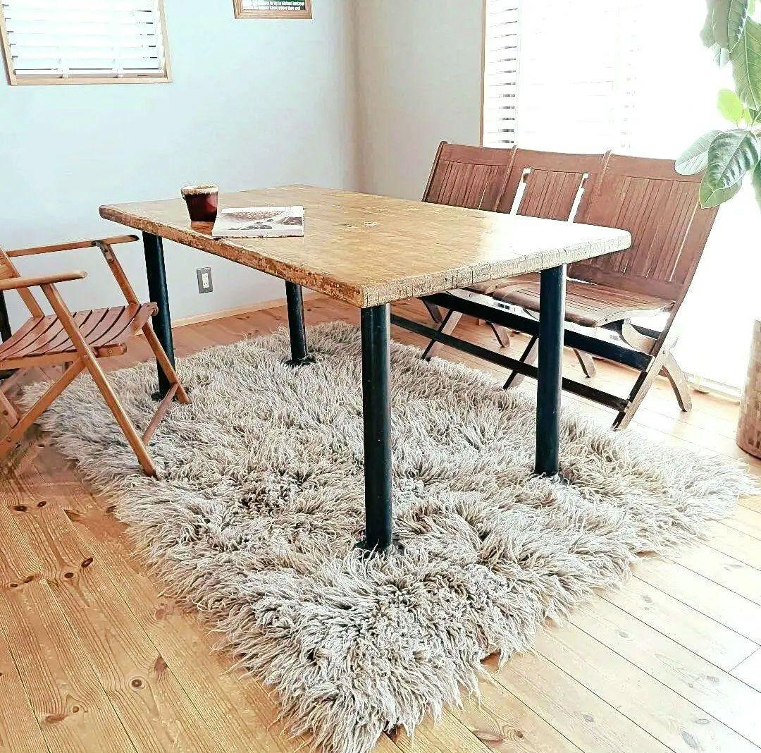 【レア】L212cm 大判！ トゥルラグ ヴィンテージラグ　ベニワレン