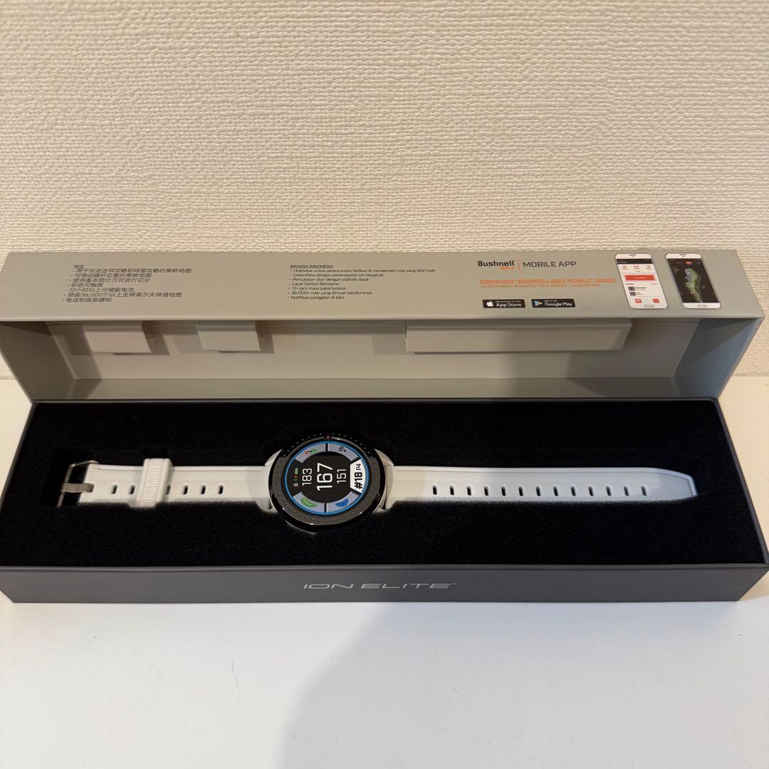 新品！（Bushnell） ゴルフ 、距離計 GPSナビ 防水 イオンエリート