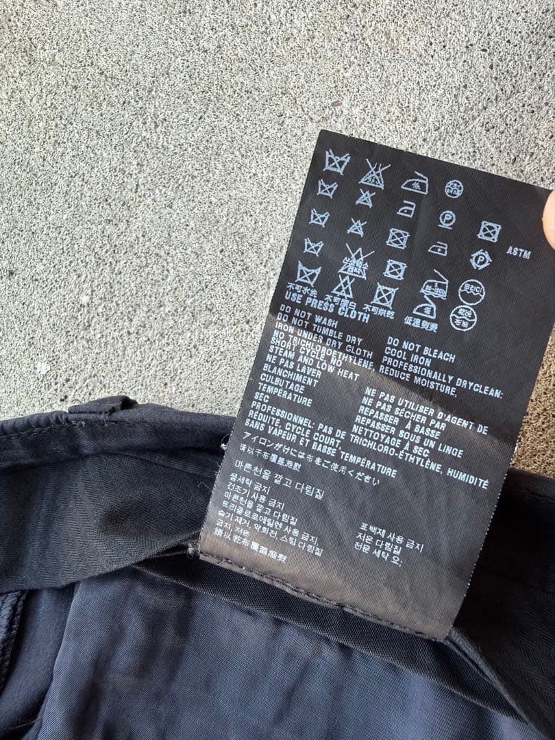 パンツ PRADA 2011SS Archive Dark Navy Slacks