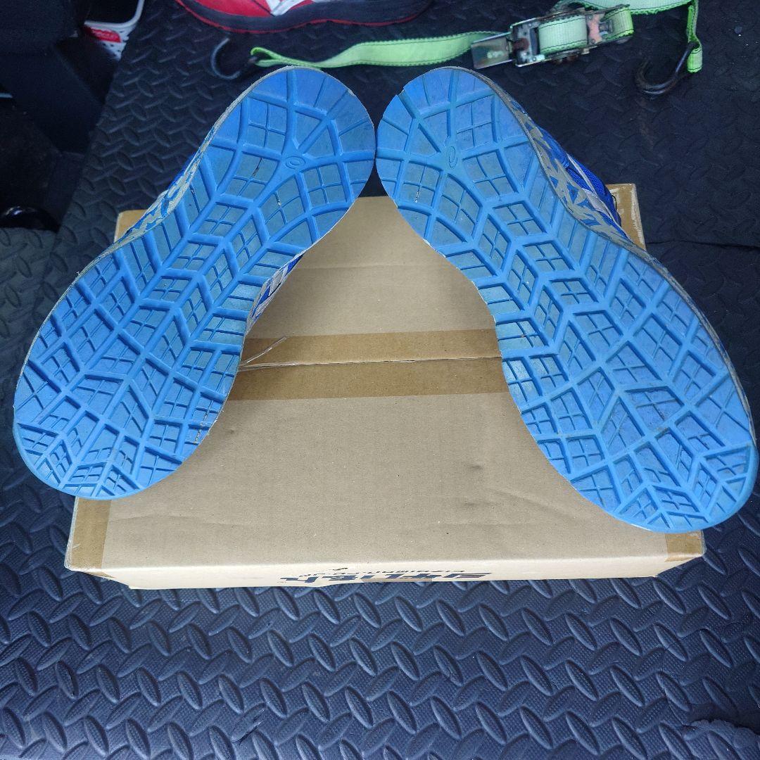 限定 アシックス 安全靴 ウィンジョブ CP209 BLUE BOA 27cm