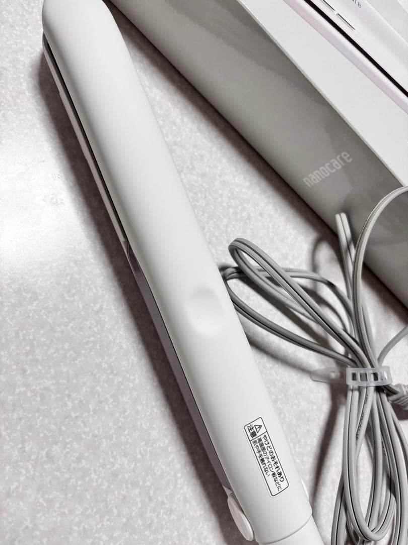 美品　Panasonic　パナソニック　ヘアアイロン　EH-HS9J　ホワイト