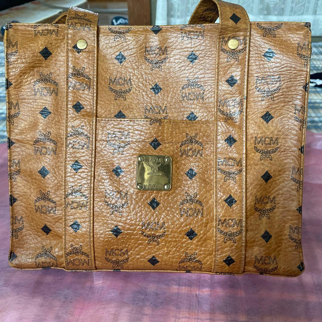 MCMロゴプリント バッグ