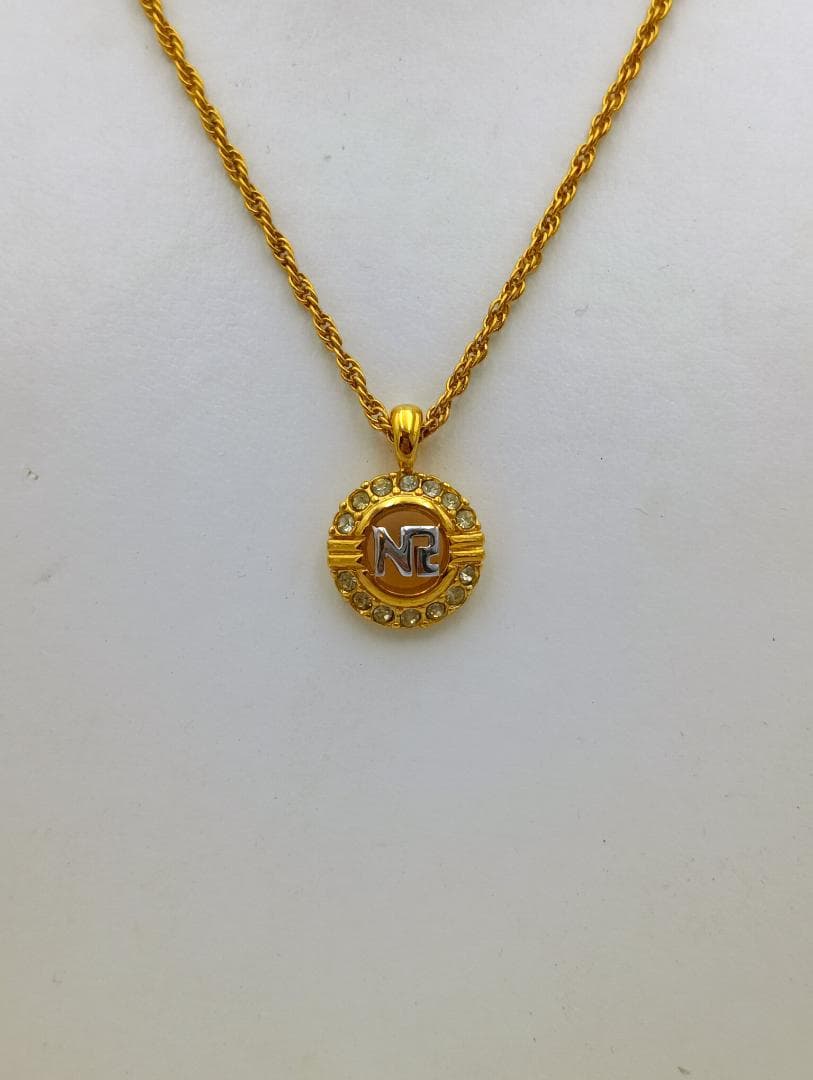 ニナリッチ　K18　刻印　ネックレス　ゴールド　NINA RICCI　美品